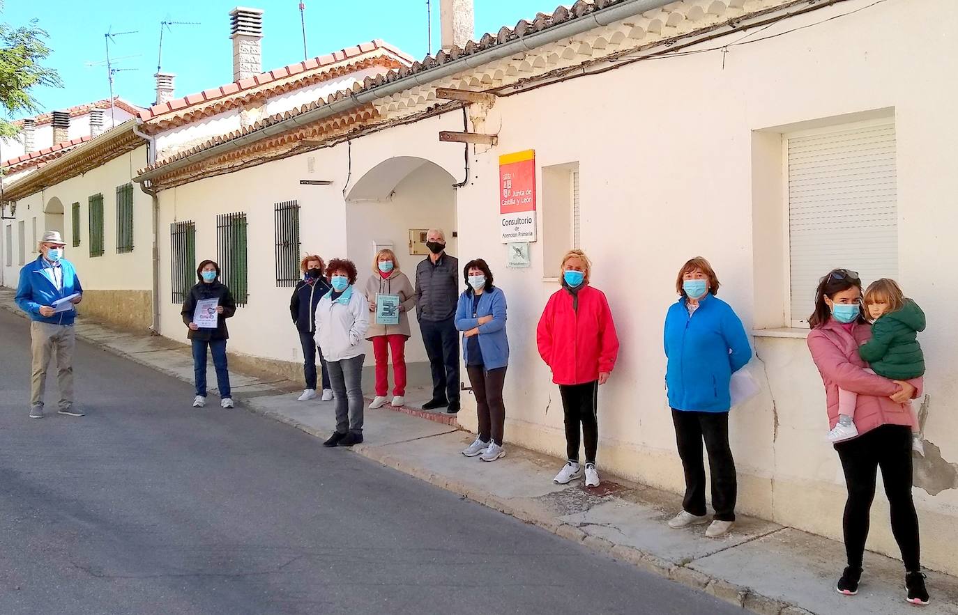 Concentración en Castrillo de Don Juan. 