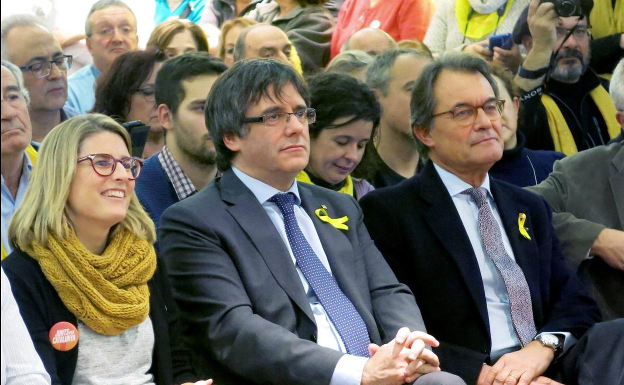 Carles Puigdemont y Artur Mas.