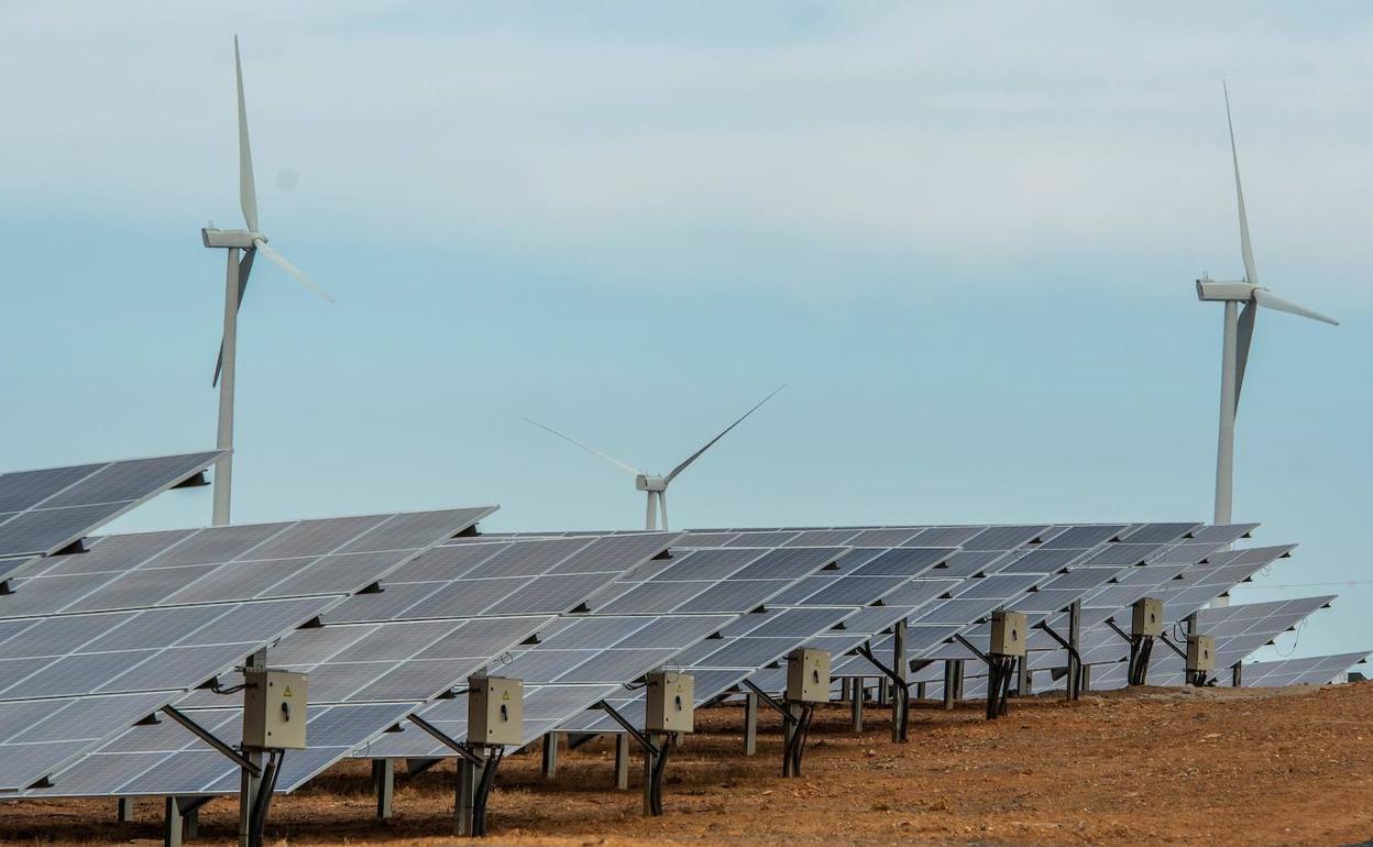 Planta Andévalo, el último proyecto fotovoltaico puesto en marcha por Iberdrola en España. 