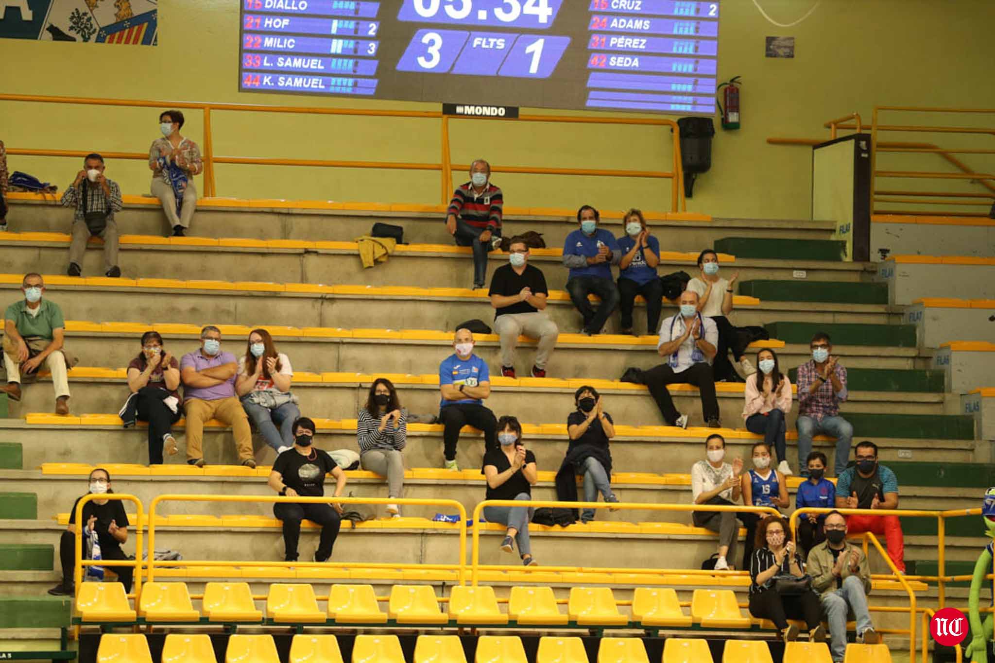 Aficionados del CB Perfumerías Avenida