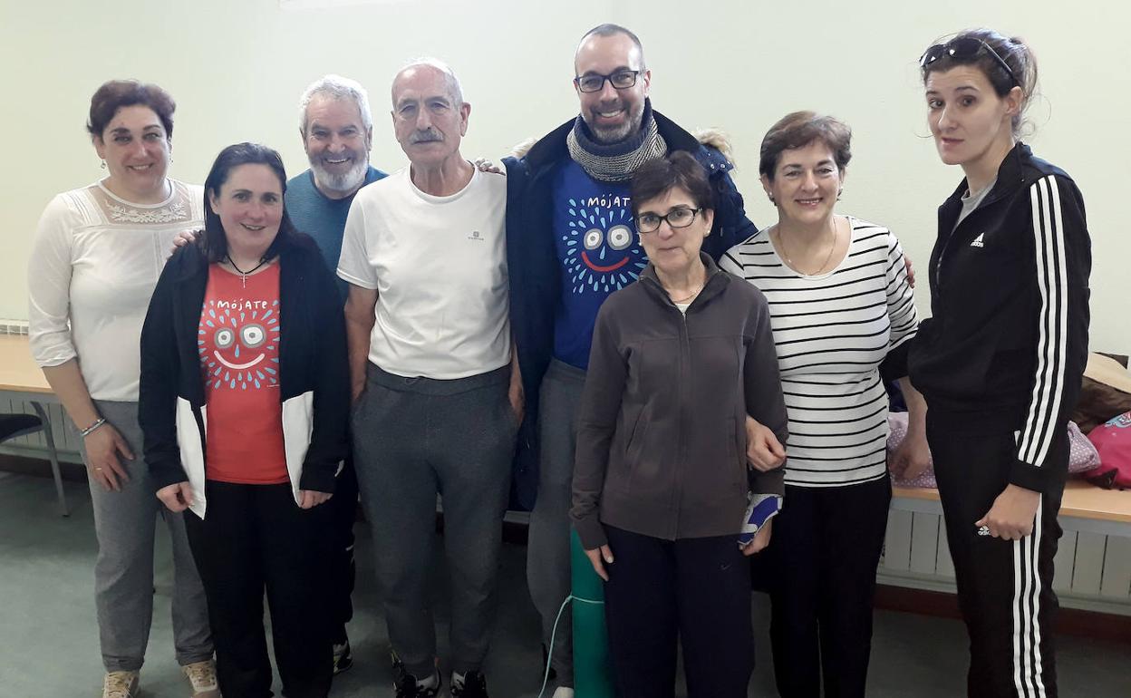 Integrantes de la asociación Asdem.