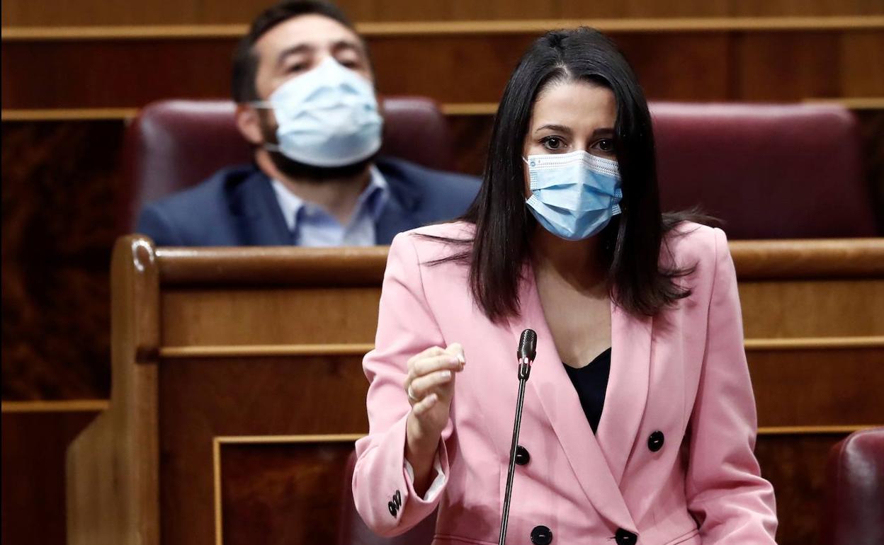 La presidenta de la formación naranja, Inés Arrimadas.