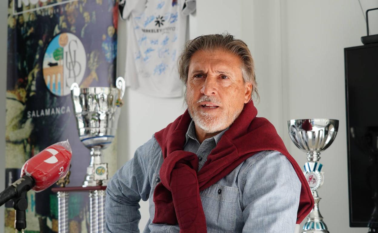 El entrenador del Salamanca UDS, Sergio Egea.