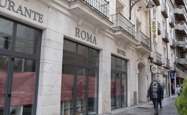 El hotel Roma aloja al primer enfermo de covid para facilitar su aislamiento