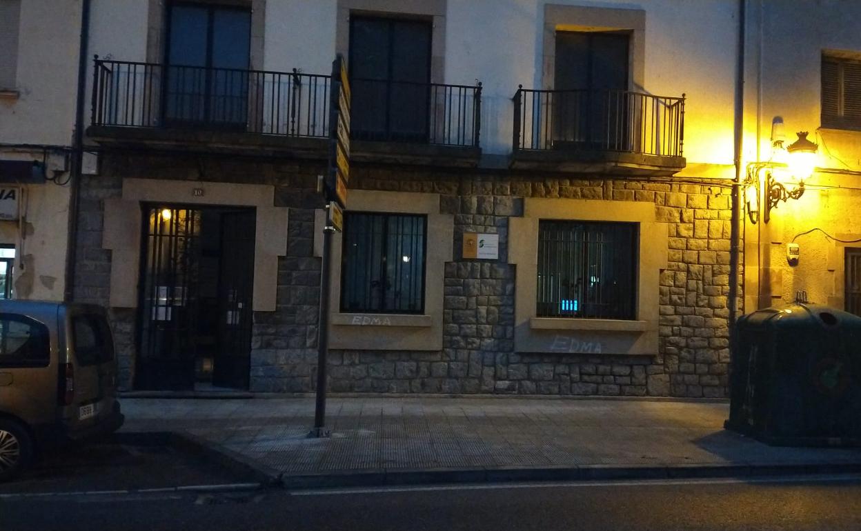 La oficina del INSS, en Cervera de Pisuerga.