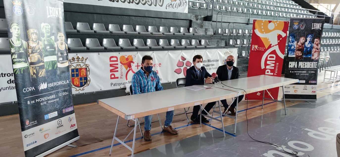 Presentación de la competición, el jueves en el Pabellón de Deportes de Palencia. 