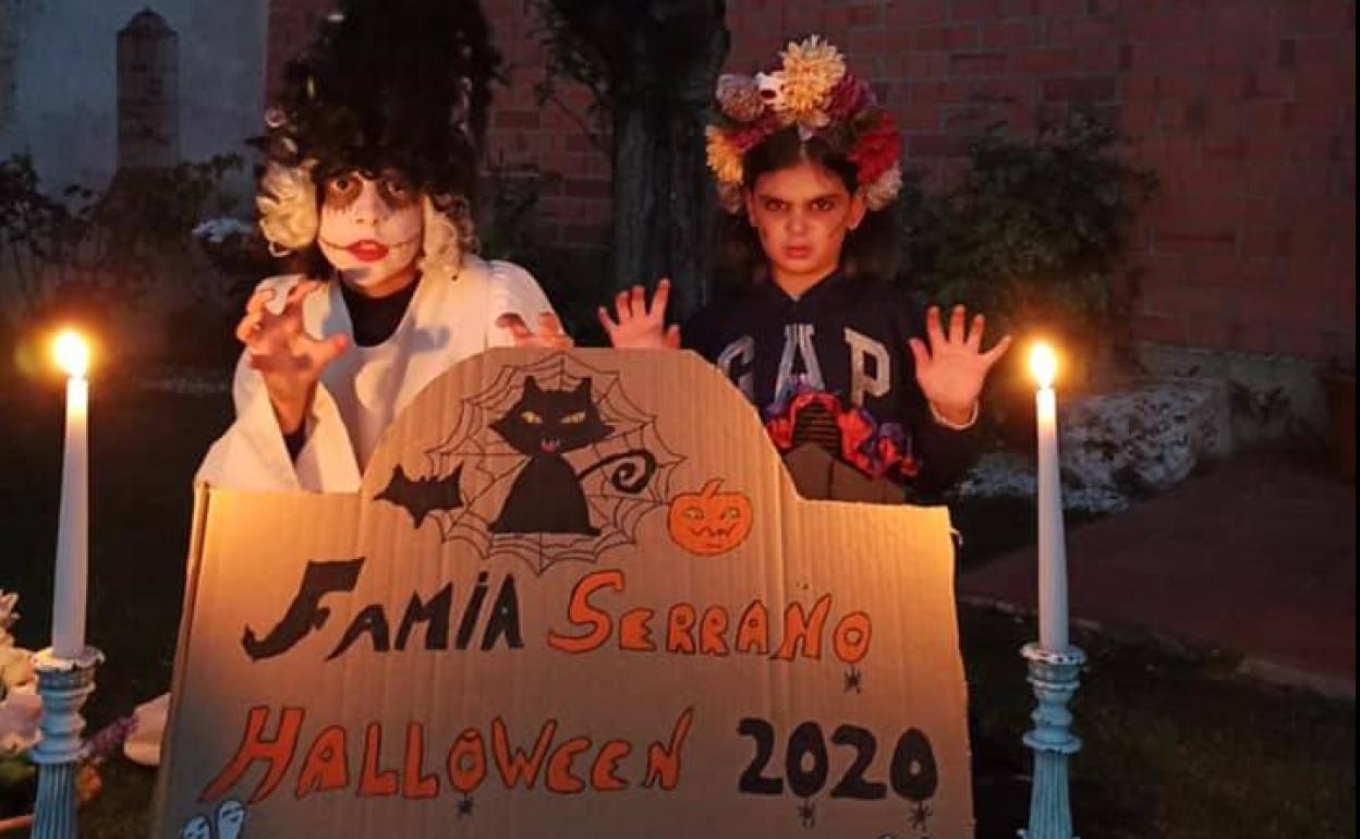 Una de las fotografías presentadas al concurso Halloween organizado por el Ayuntamiento de Olmedo.