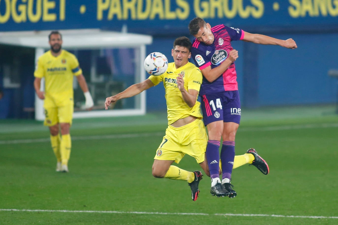 El Real Valladolid pierde por dos goles a cero contra el Villarreal. 