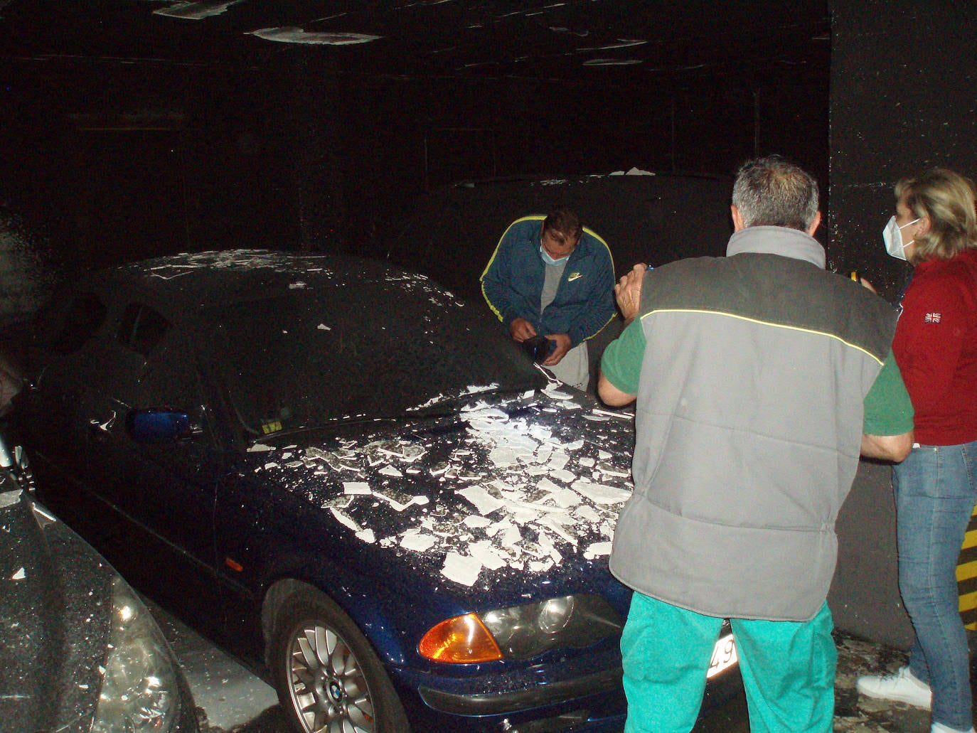 Fotos: Dos incendios en menos de 24 horas en garajes de Valladolid