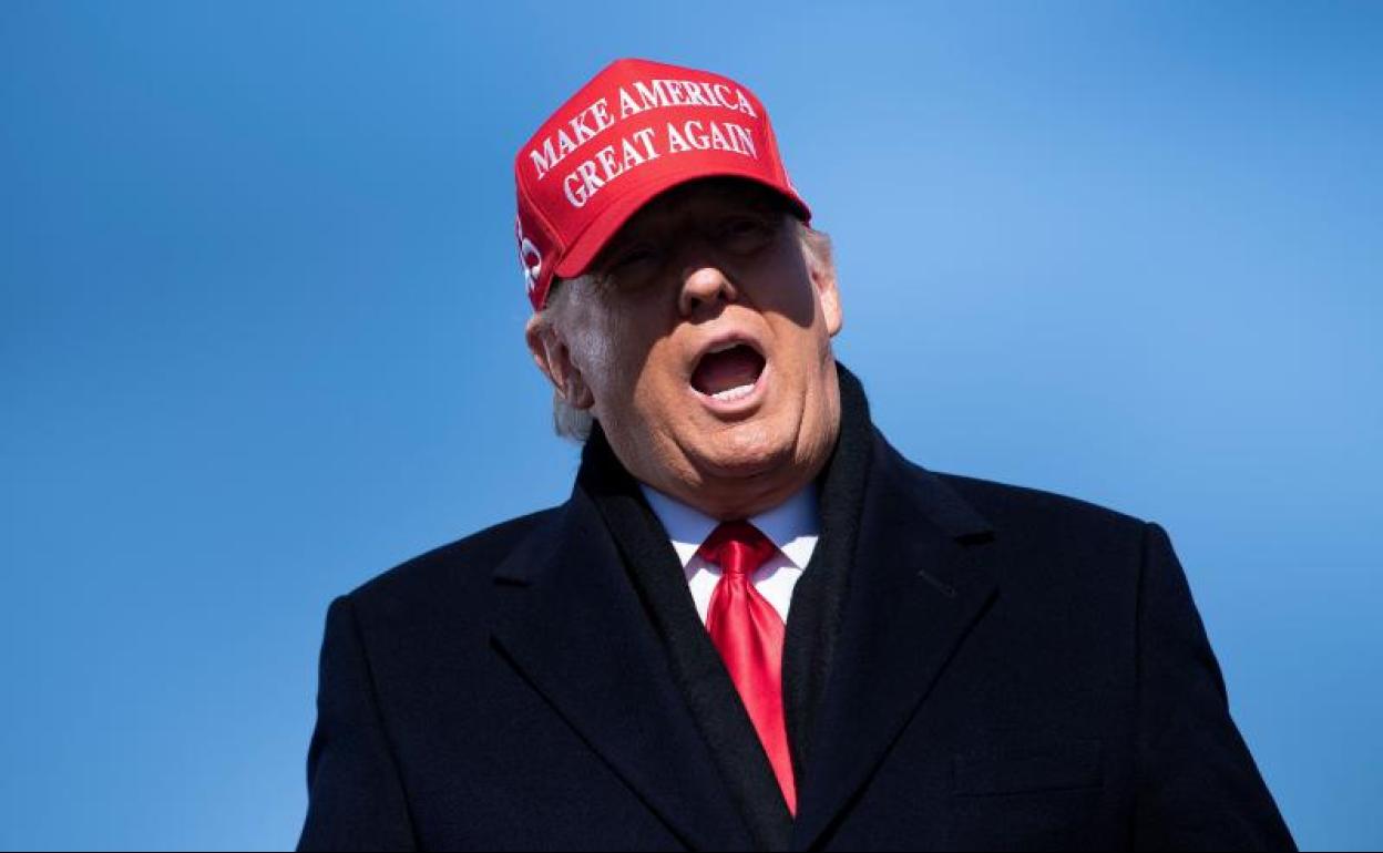 Donal Trump apura la campaña electoral. 