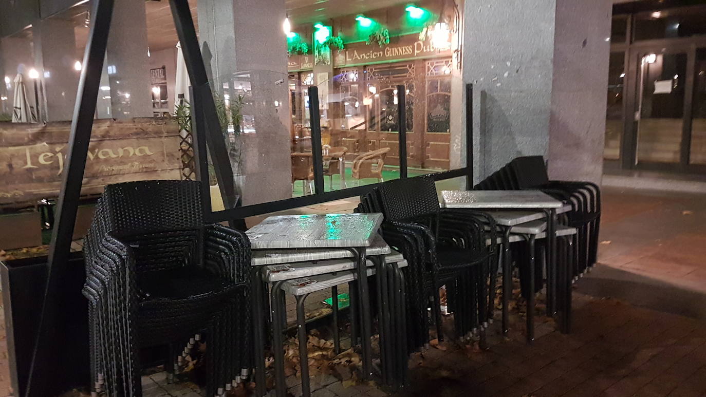 Fotos: Cierre de la hostelería en Valladolid