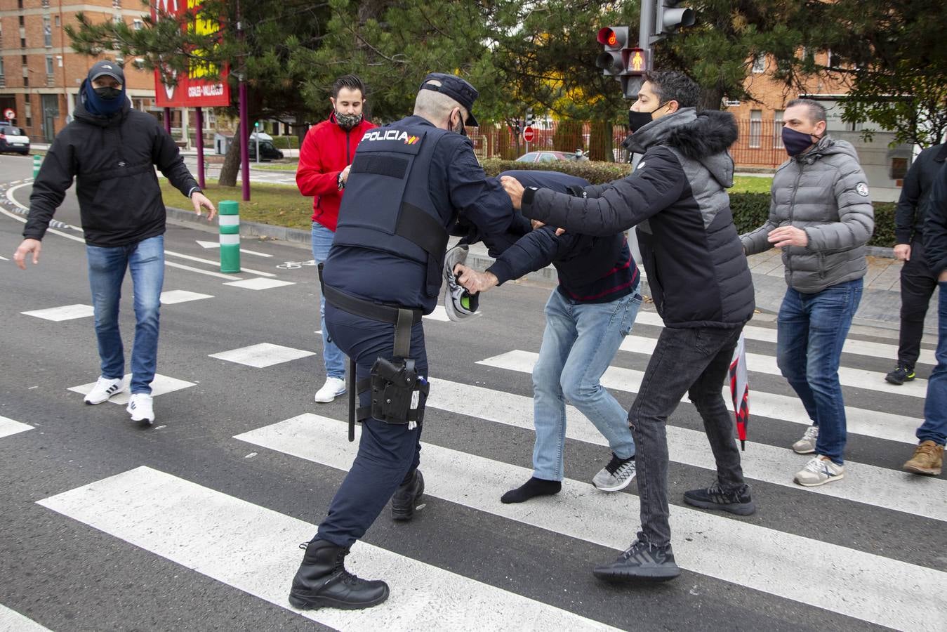 Fotos: Manifestación de hosteleros en Valladolid