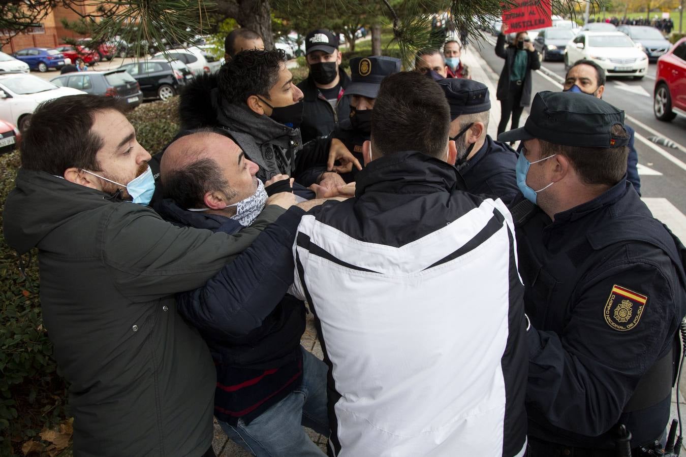 Fotos: Manifestación de hosteleros en Valladolid