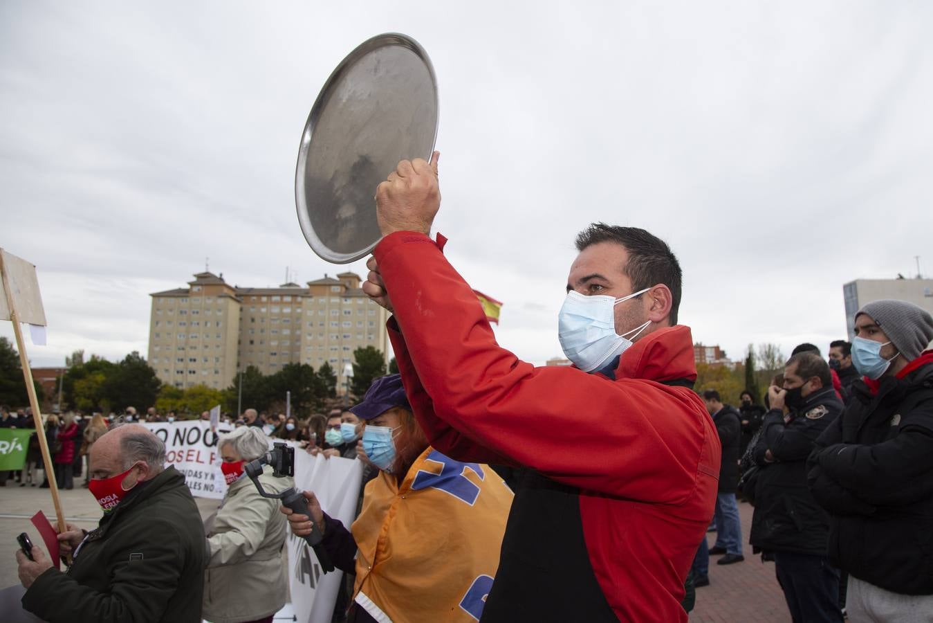 Fotos: Manifestación de hosteleros en Valladolid