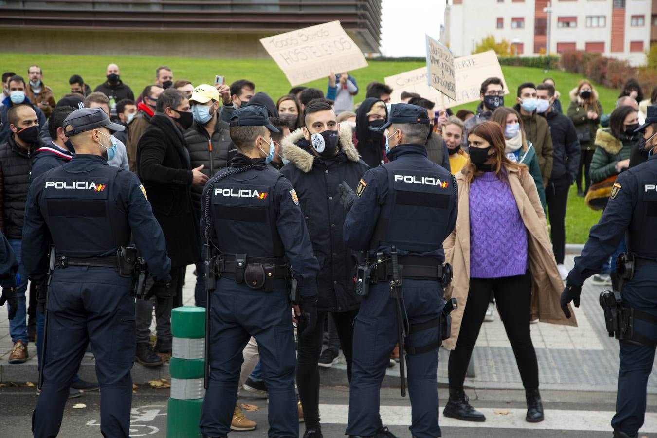 Fotos: Manifestación de hosteleros en Valladolid