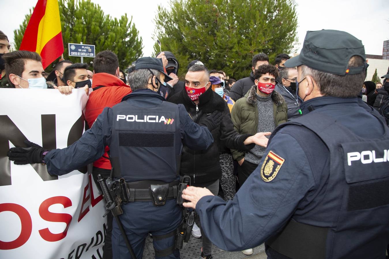 Fotos: Manifestación de hosteleros en Valladolid