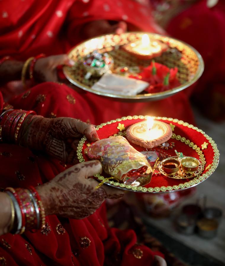 Fotos: El ayuno de Karva Chauth