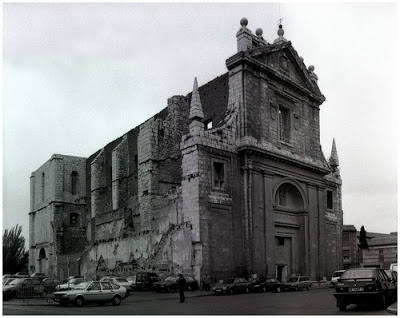 La Iglesia de San Agustín, en estado de abandono.