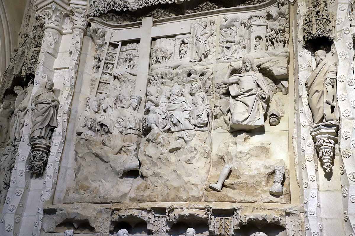 Fotos: Los relieves de Felipe Vigarny lucen renovados en la Catedral de Burgos