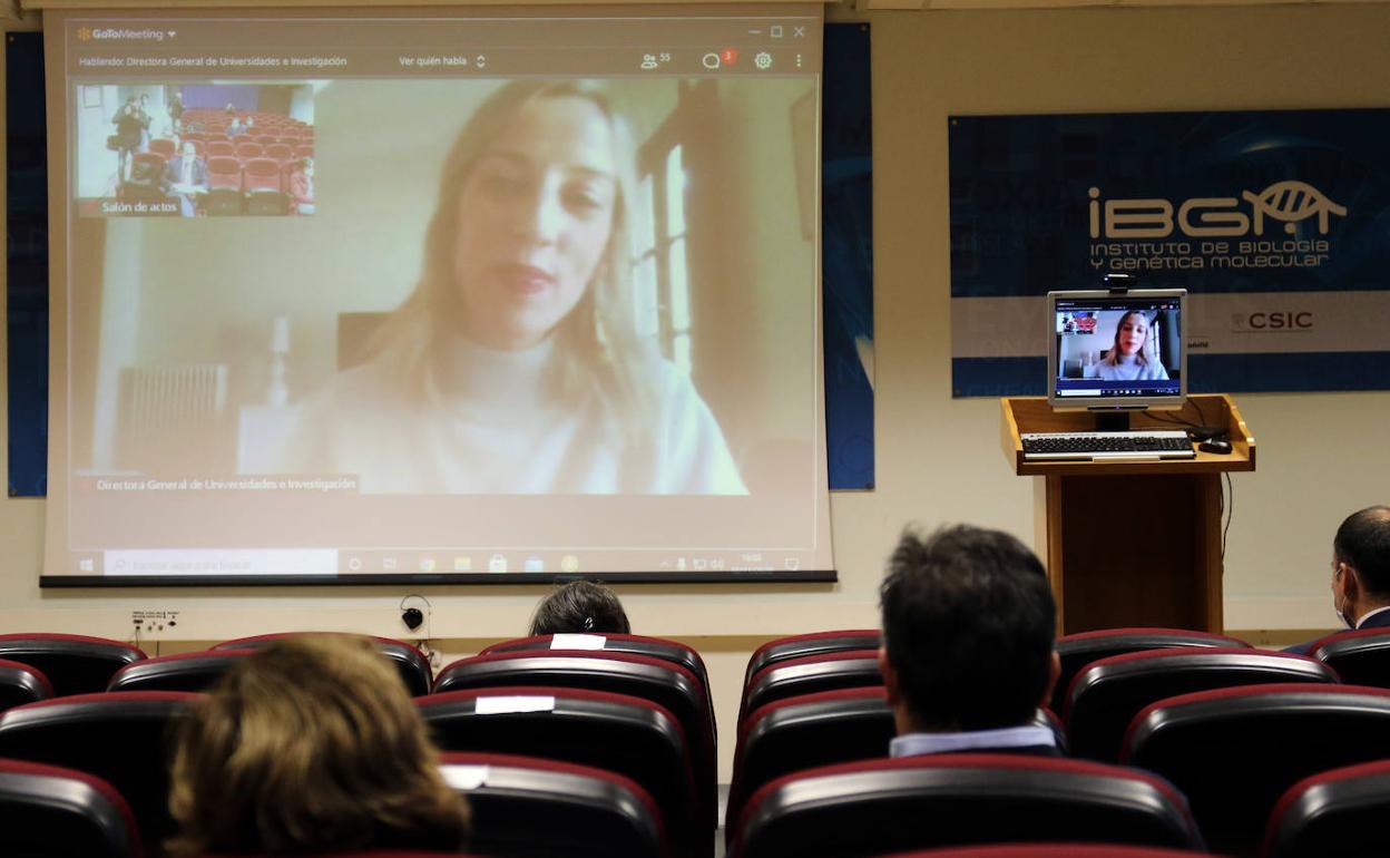 Videoconferencia en la que se presentaron todos los proyectos covid del noroeste de la península. 