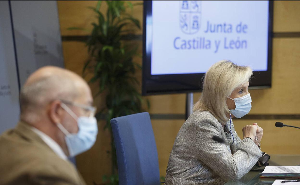 Francisco Igea y Verónica Casado, en una comparecencia anterior.