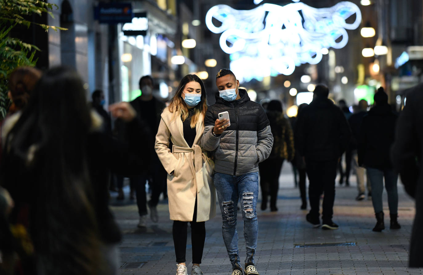 Fotos: Aglomeraciones en el centro de Valladolid durante la tarde del domingo