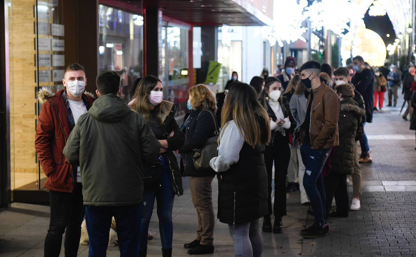 Fotos: Aglomeraciones en el centro de Valladolid durante la tarde del domingo