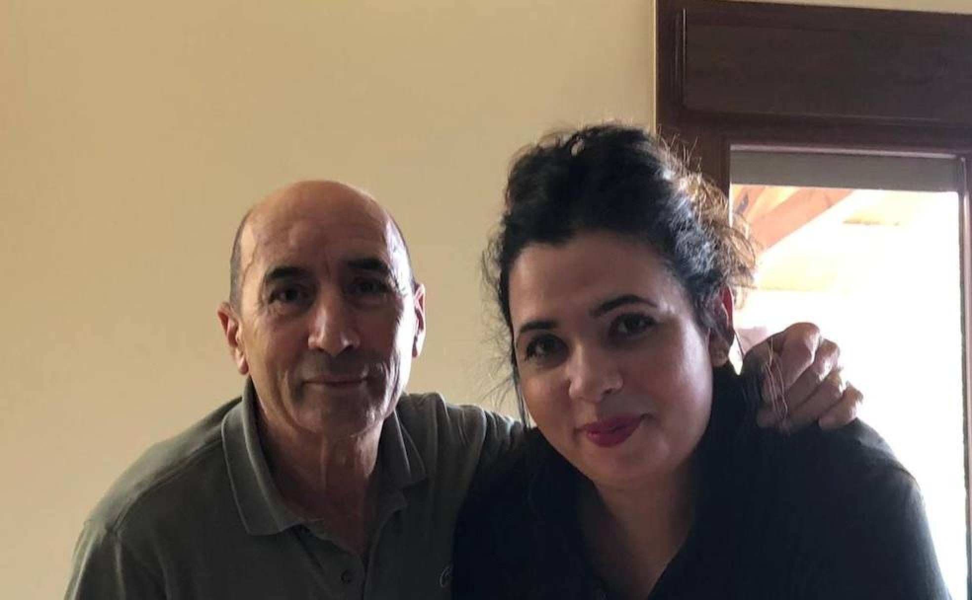 José Antonio y su hija, Virginia. 