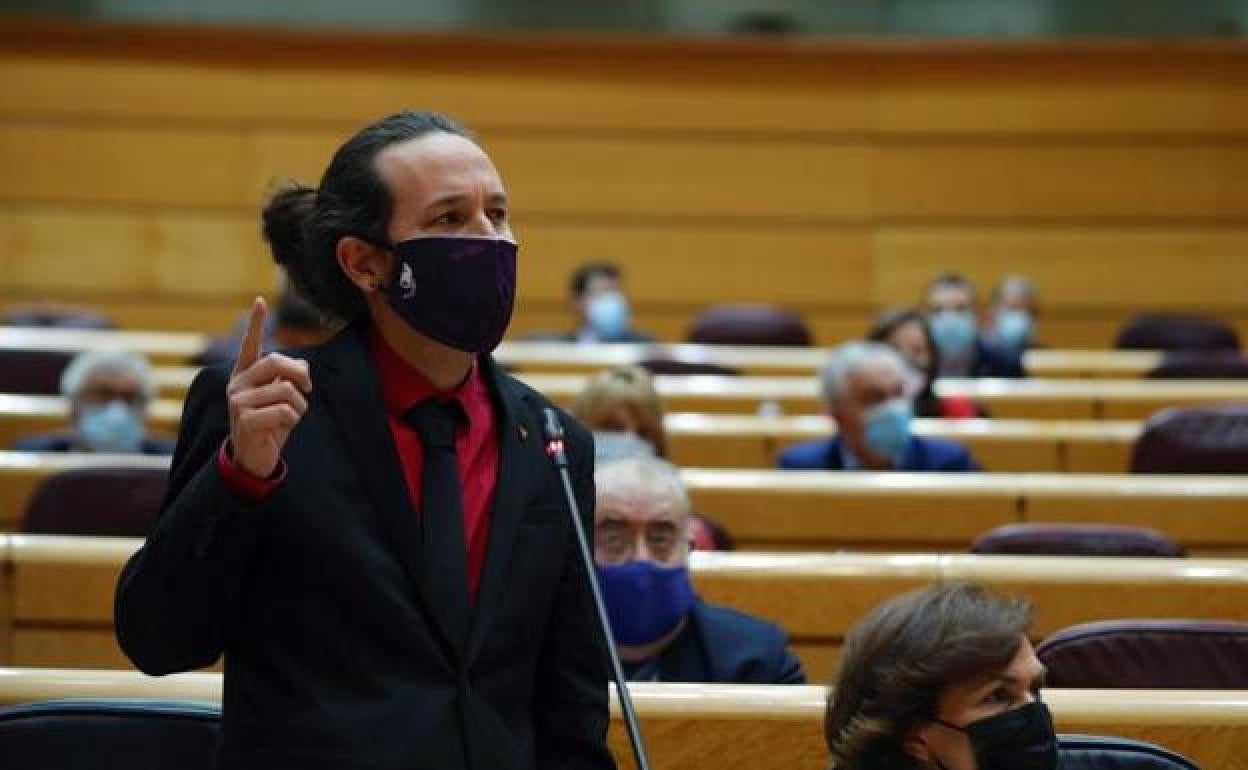 Pablo Iglesias, líder de Unidas Podemos. 