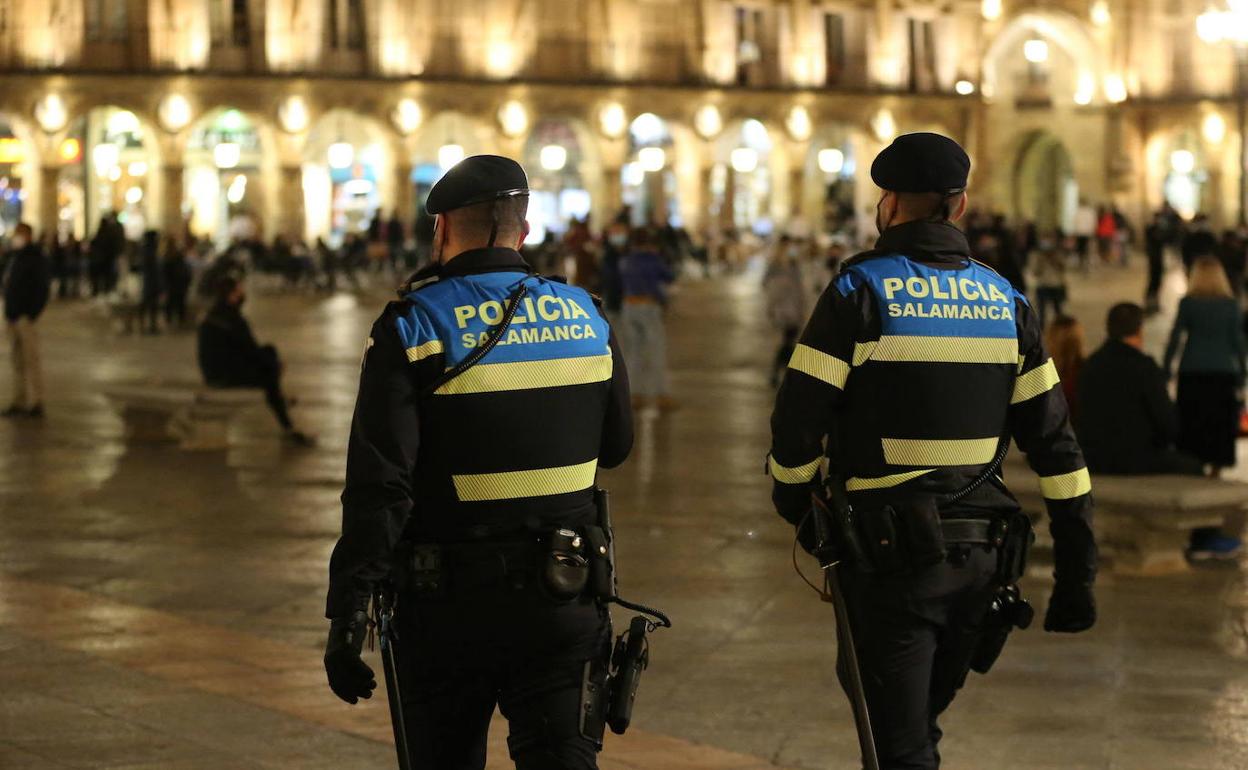 Agentes de la Policía Local de Salamanca.