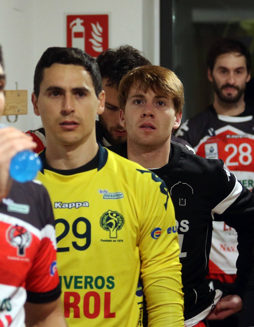 Partido de la Liga Asobal entre el Balonmano Nava y el Huesca 