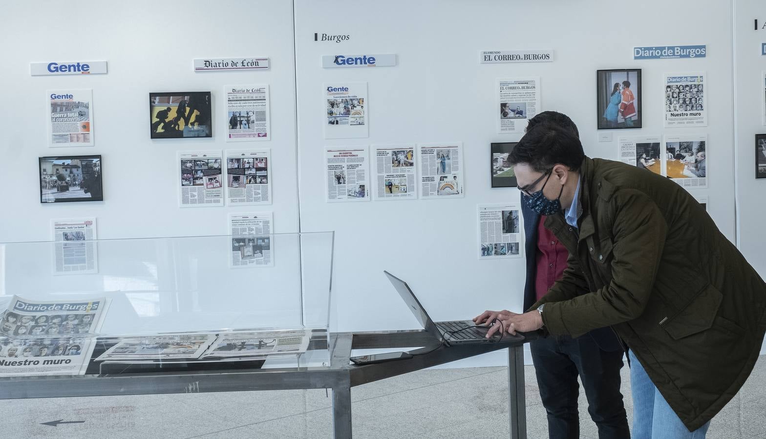 Fotos: Exposición &#039;Prensa escrita de Castilla y León en tiempo de la covid 19&#039;