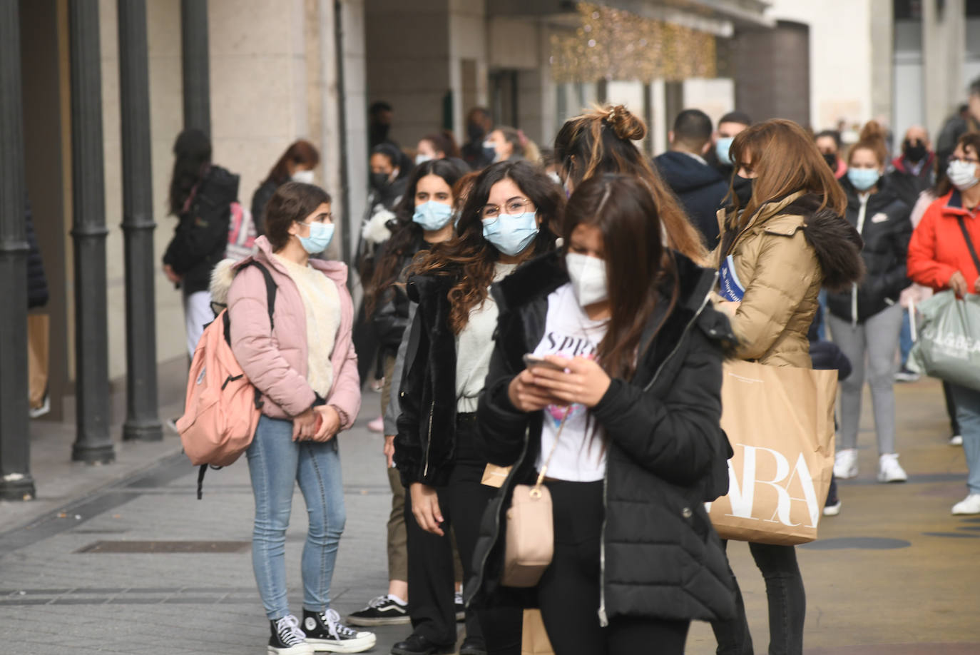 De compras por Valladolid. 