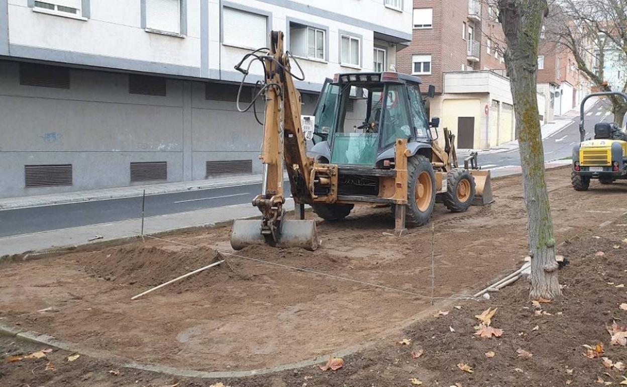 Inicio de las obras municipales. 