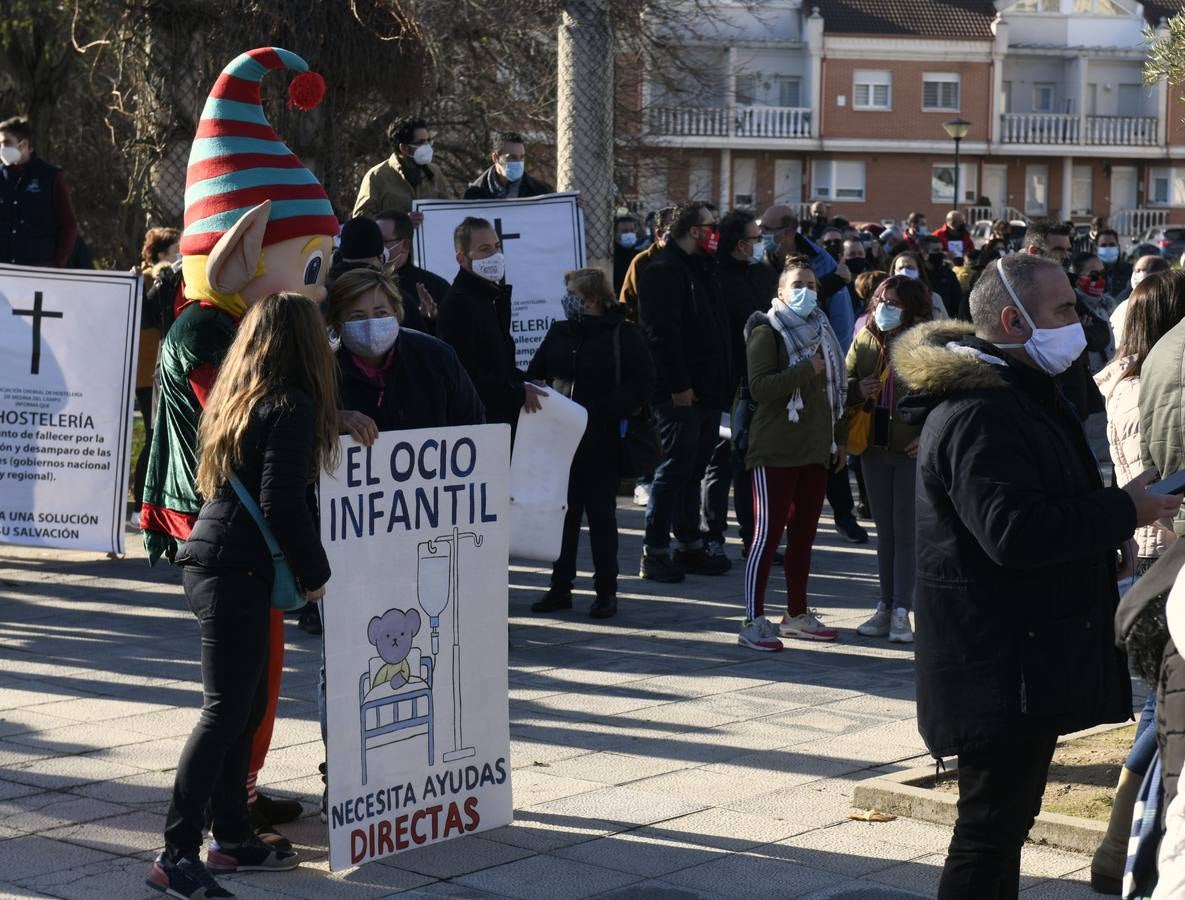 Fotos: Manifestación de los hosteleros en Valladolid