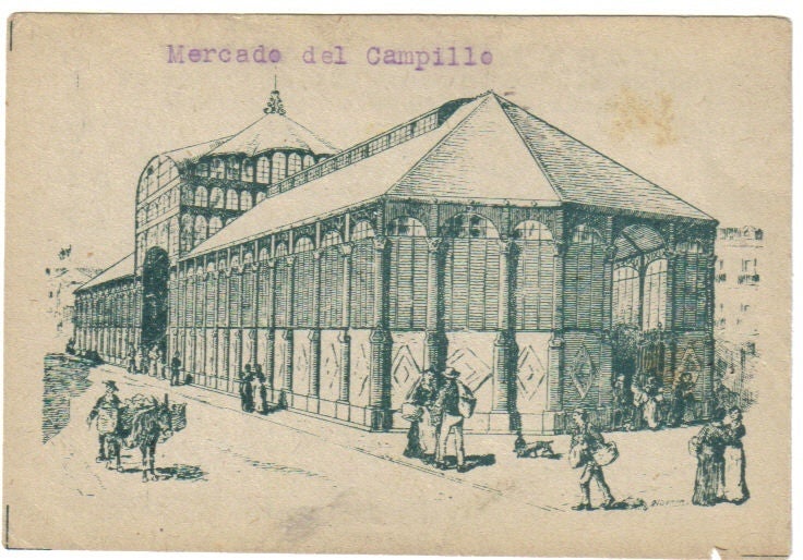 Mercado del Campillo. El 3 de junio de 1957 comenzó la demolición del histórico mercado del Campillo, inaugurado el 5 de diciembre de 1880 en la zona que hoy ocupa la Plaza de España.