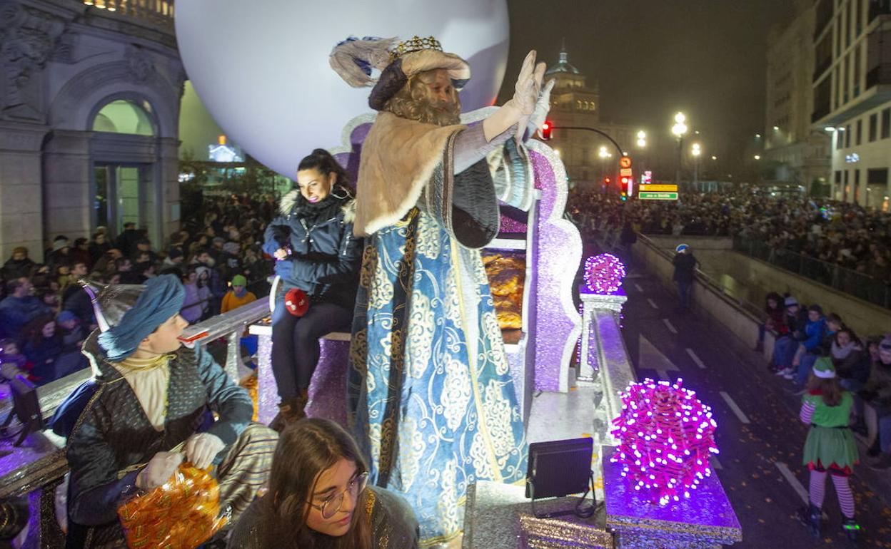 La Cabalgata de los Reyes Magos de la Navidad pasada en Valladolid.