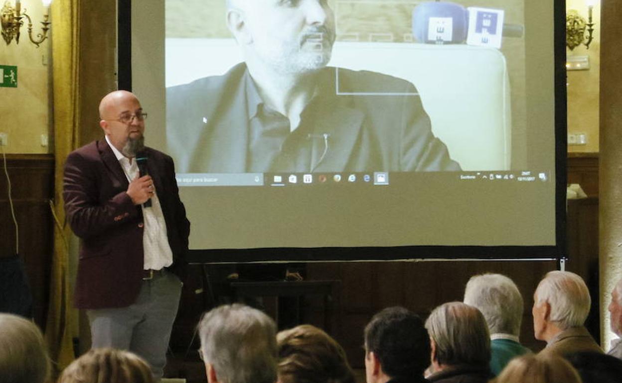 Javier Martín, en un acto en el Casino