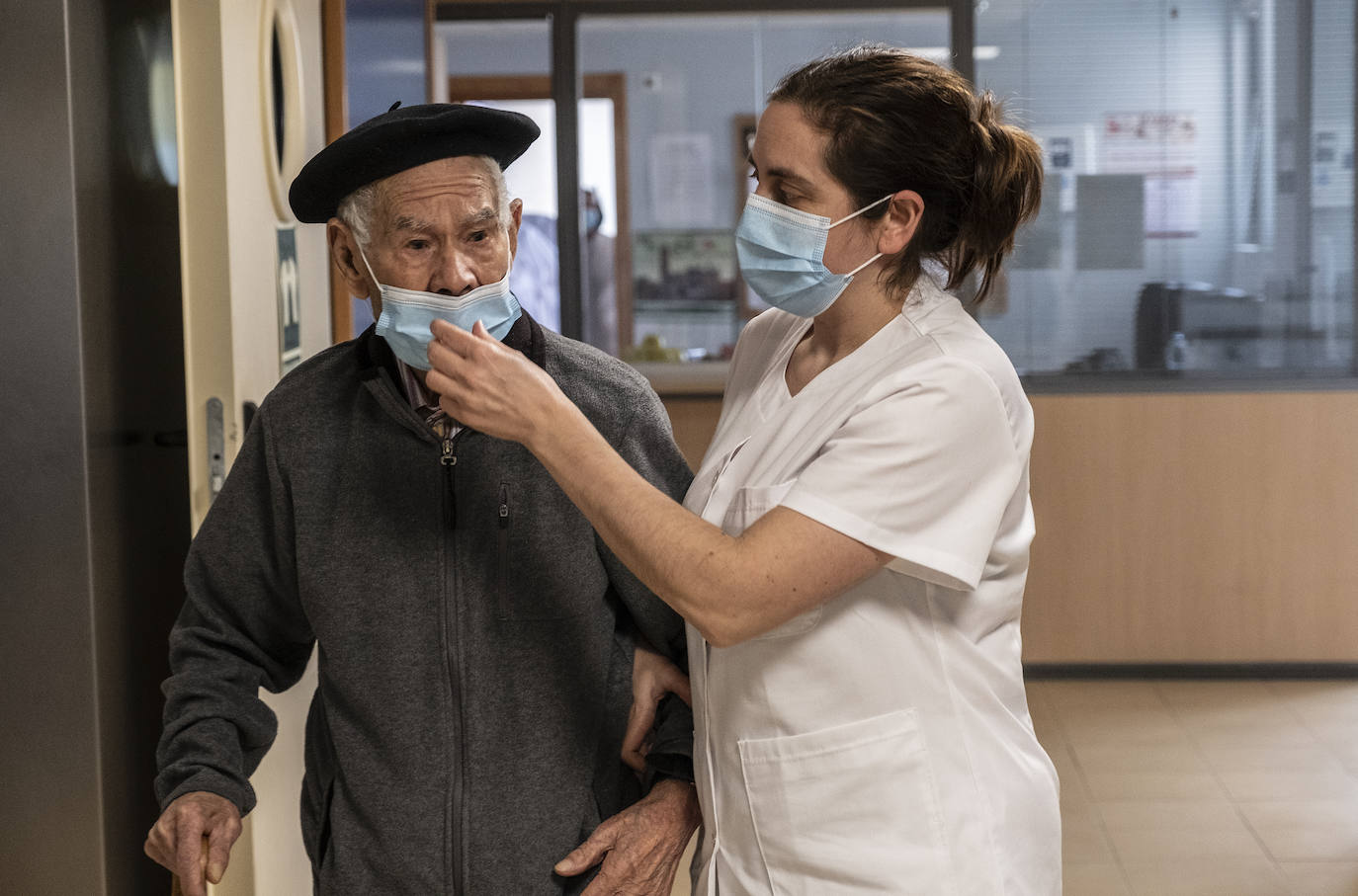 Fotos: Así se vive en la Residencia Cardenal Marcelo tras nueve meses de pandemia de coronavirus