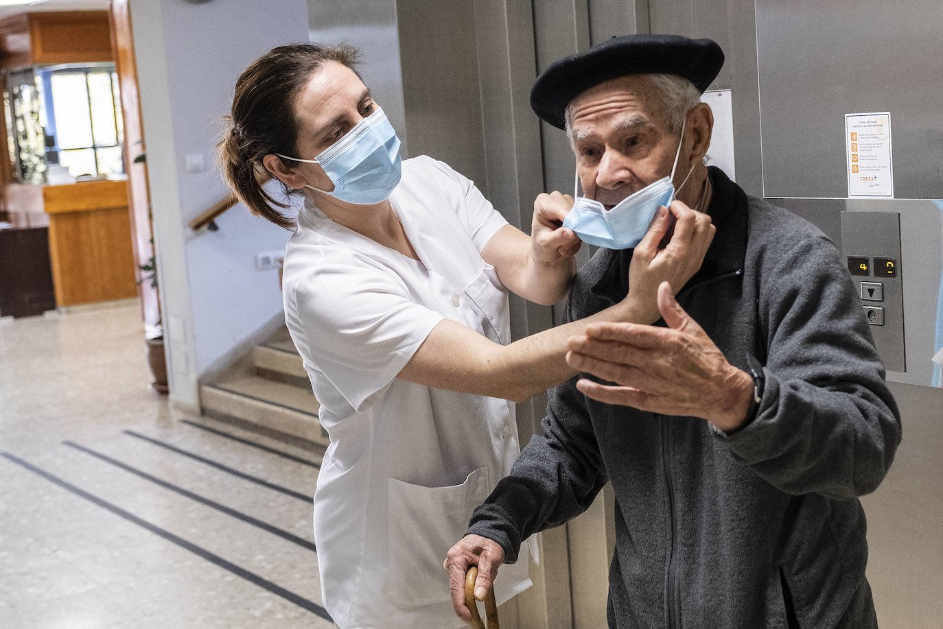 Fotos: Así se vive en la Residencia Cardenal Marcelo tras nueve meses de pandemia de coronavirus