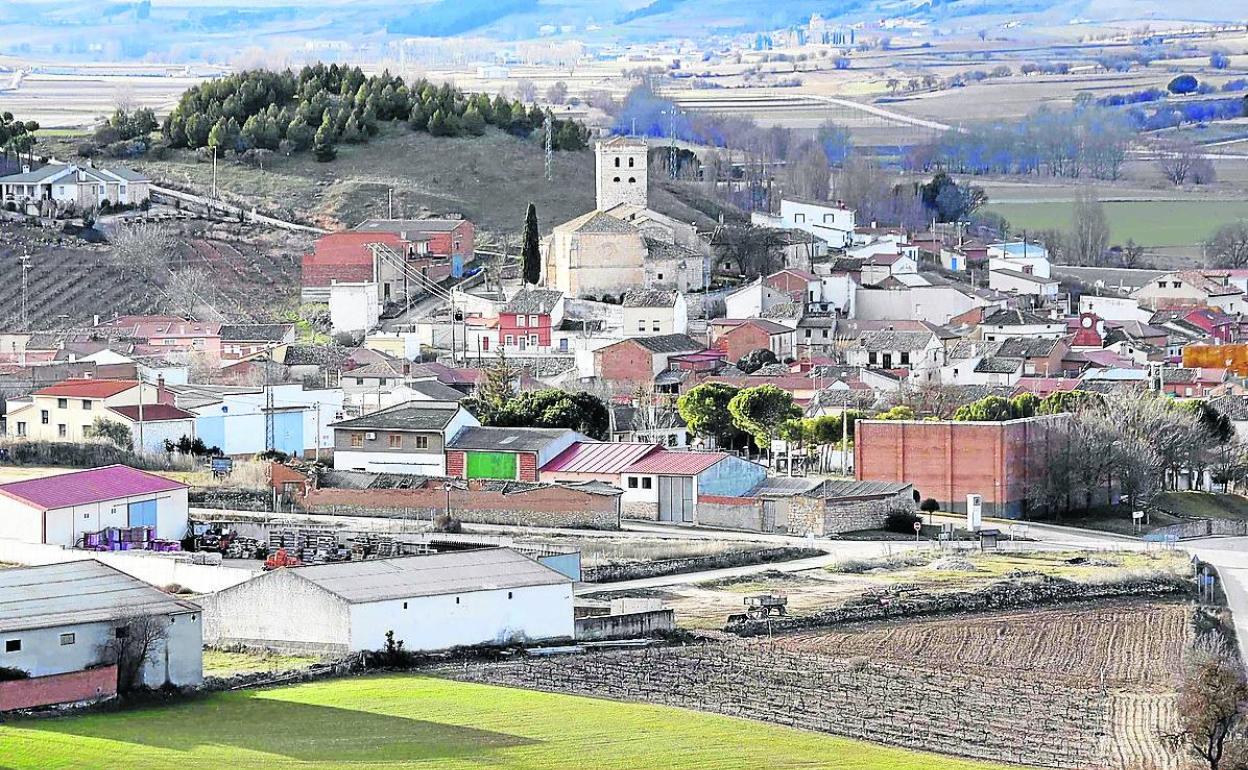Vista general de Encinas de Esgueva. 