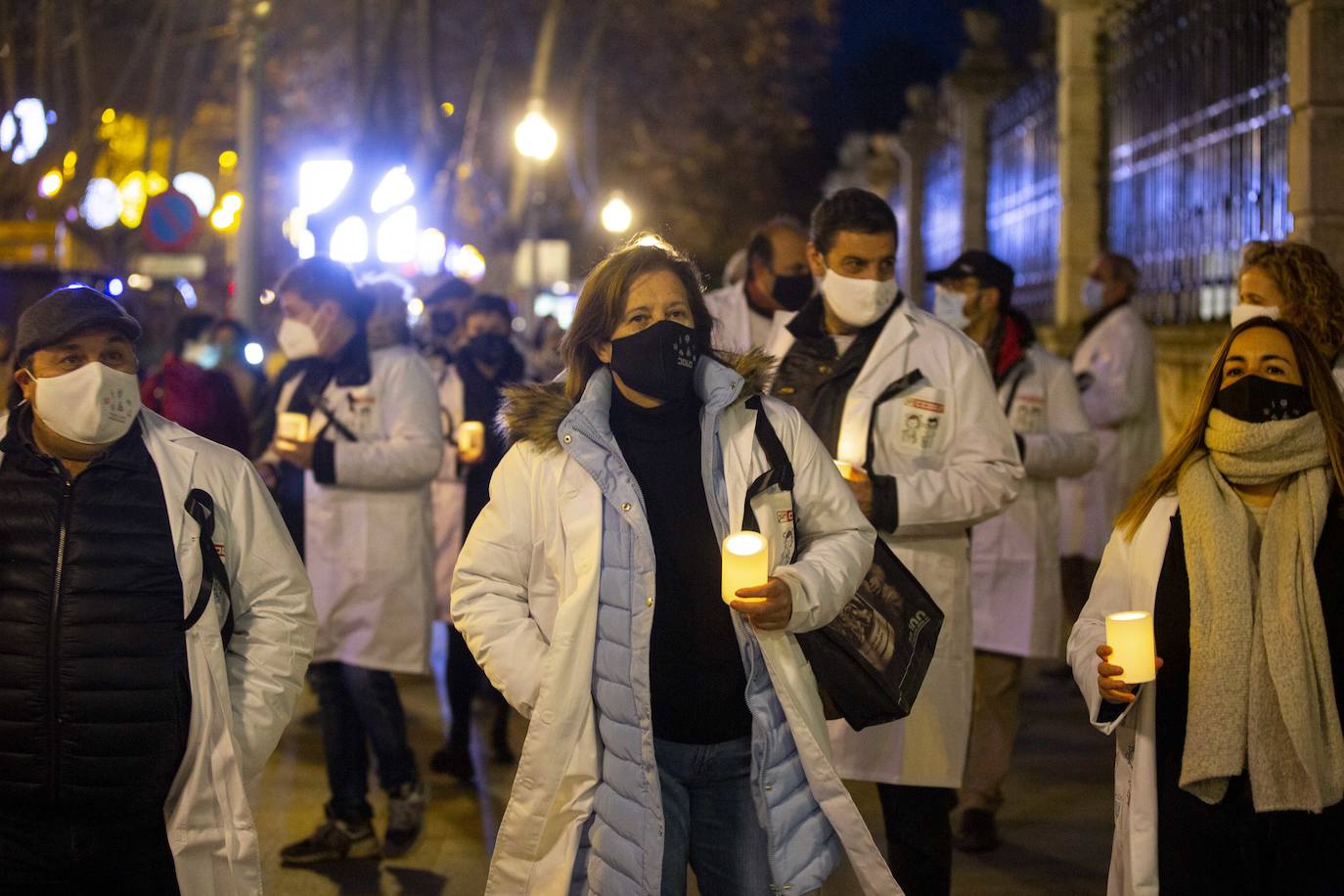 Fotos: Protesta de sanitarios en Valladolid