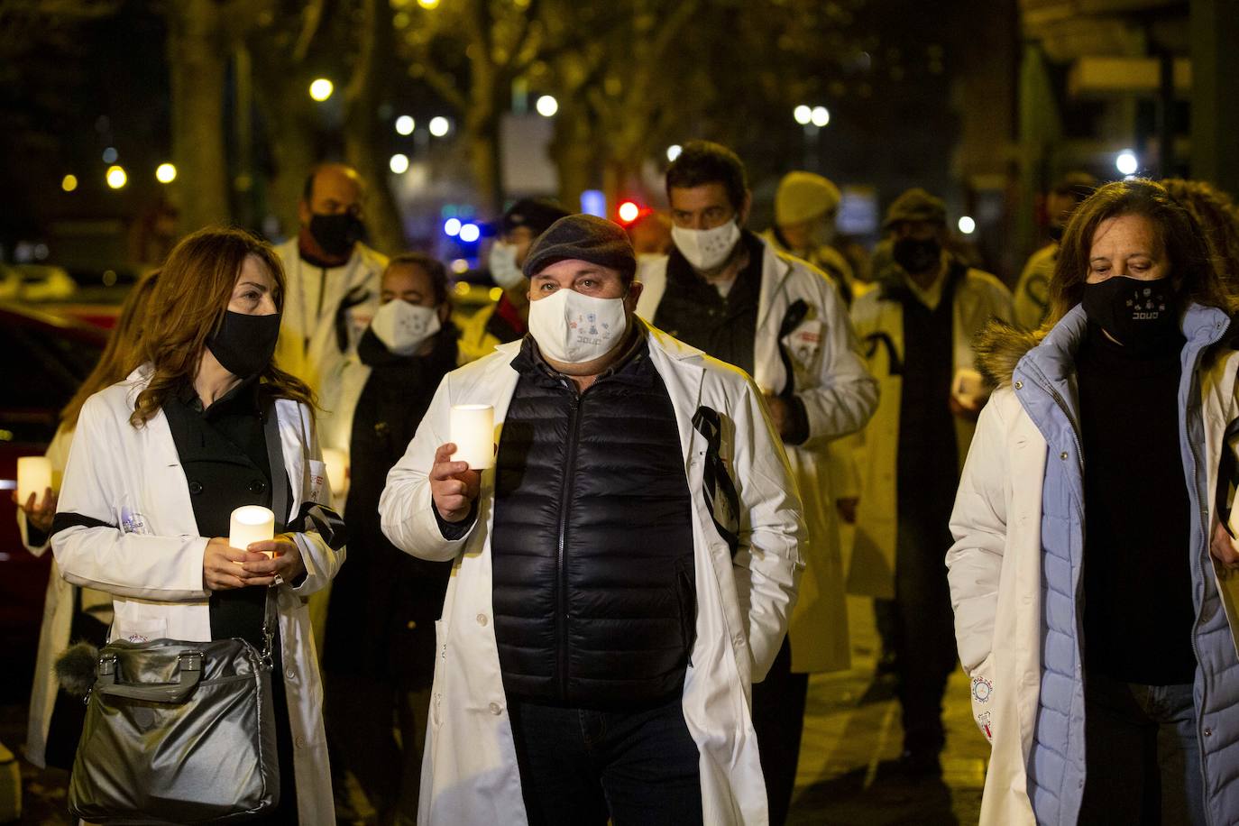 Fotos: Protesta de sanitarios en Valladolid