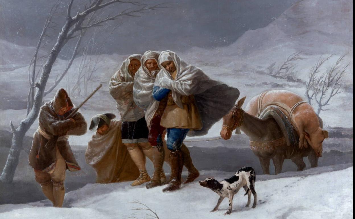 'La nevada' o 'El invierno', Francisco de Goya, 1786. 