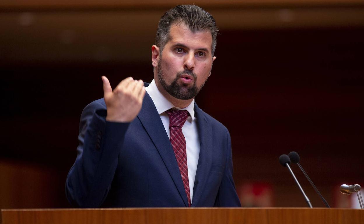 El secretario autonómico del PSOE, Luis Tudanca.