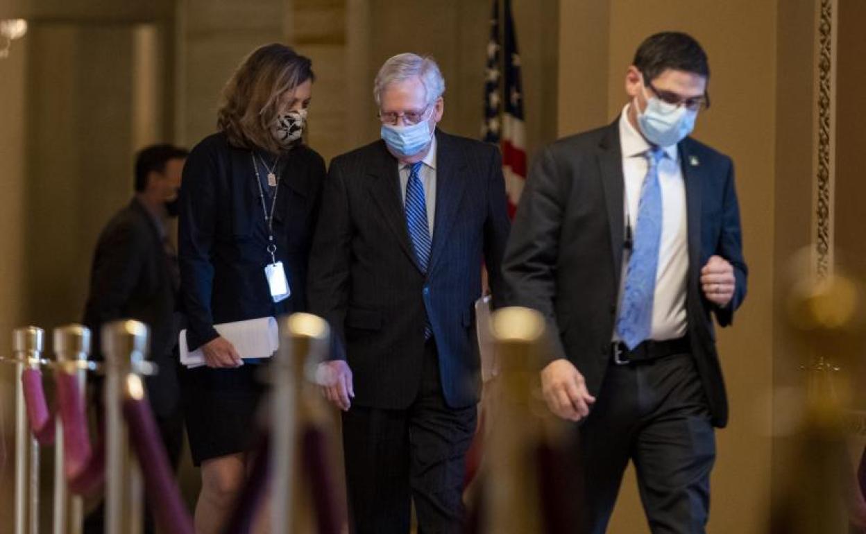 Mitch McConell, líder de la mayoría del Senado