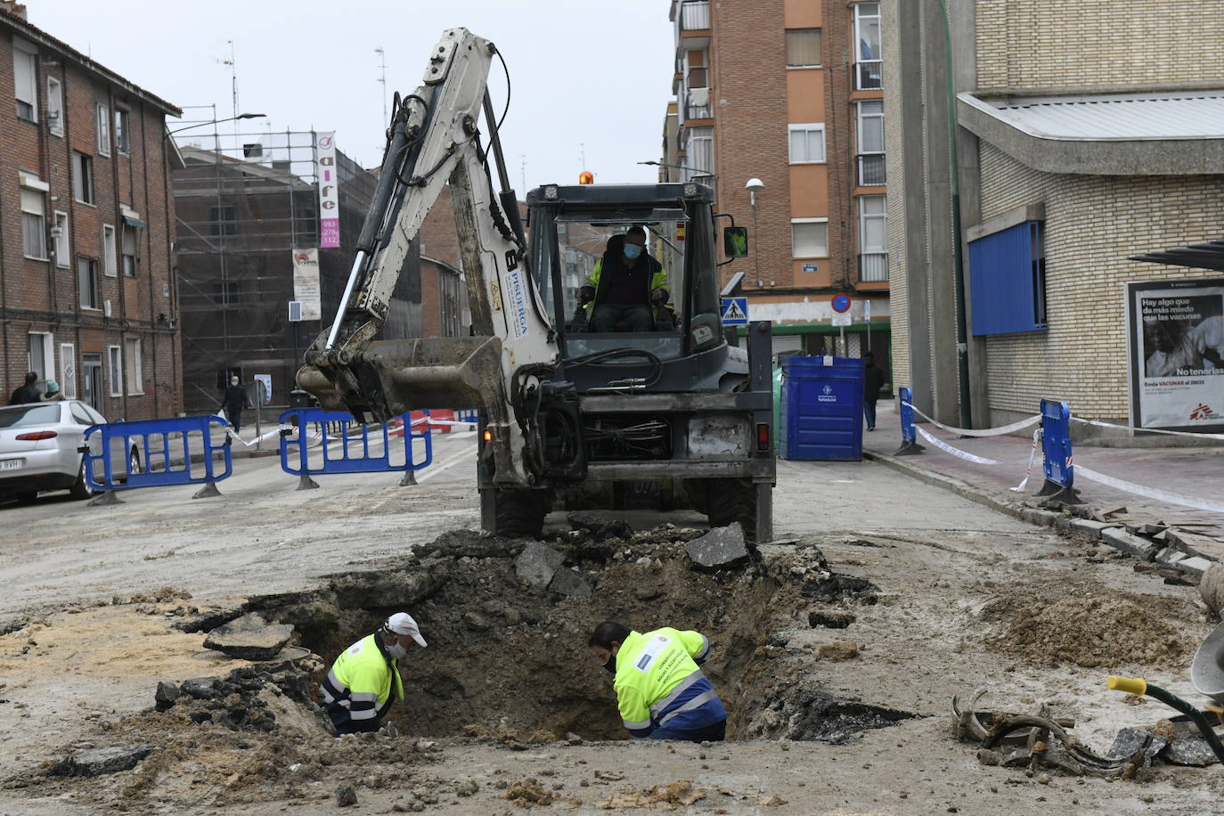 Los operarios se centrarán en las labores de tapado, limpieza y reparación de aceras.