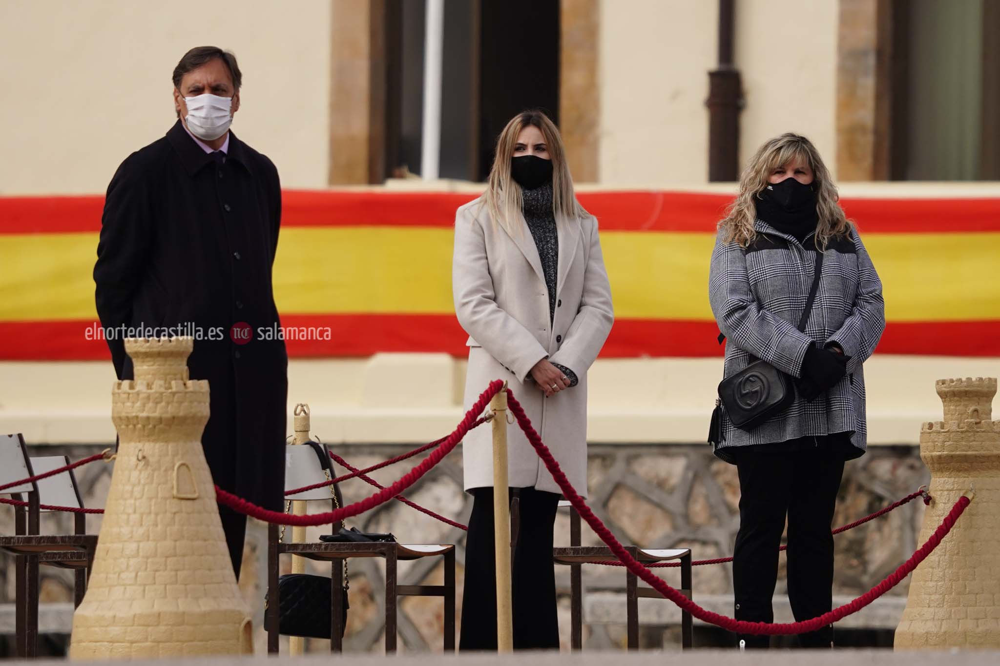 Acto de toma de posesión del nuevo Teniente Coronel en el cuartel de Arroquia de Salamanca