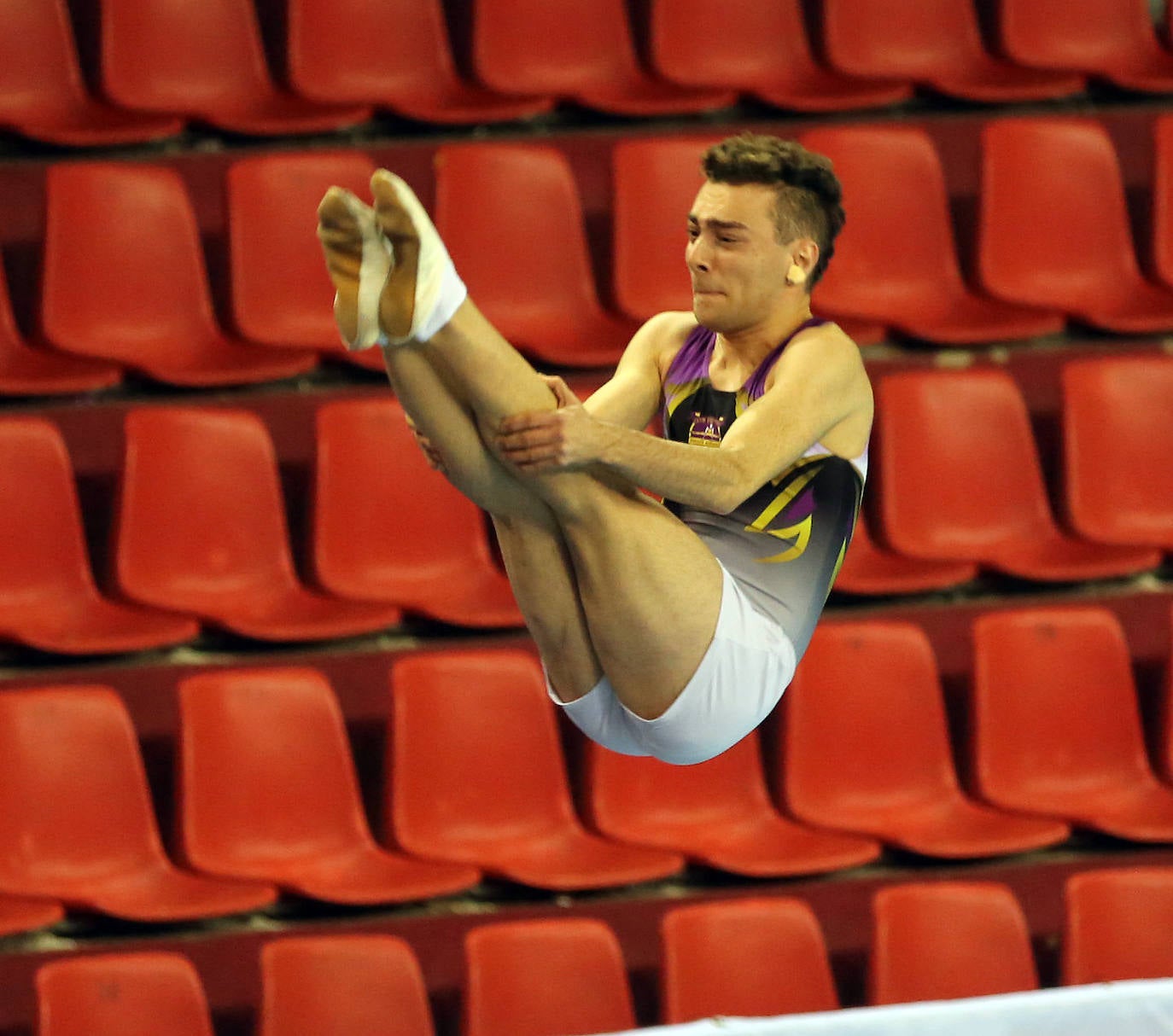 Fotos: Saltos espectaculares en el campeonato de España de trampolín