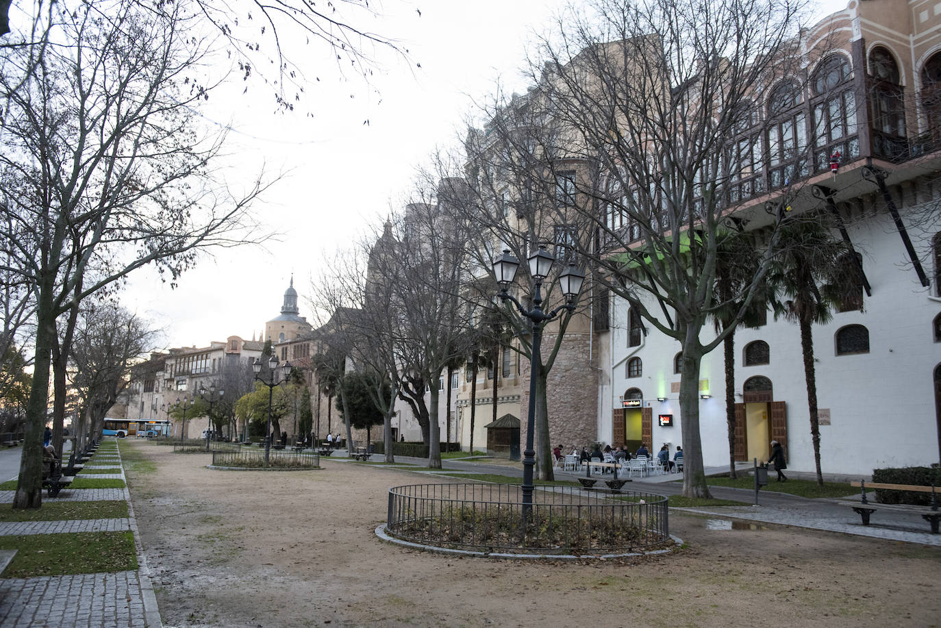 Aspecto de la Plaza Mayor durante la Tardebuena. 